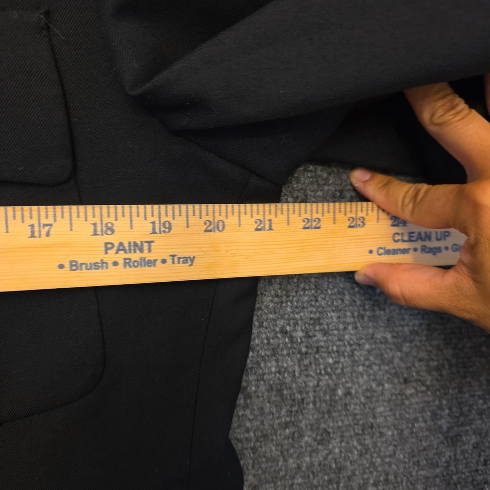 Bremen-Bowdon Suit Jacket Mens 40R Blue Polyester Wool Army Dress ROTC Uniform - Picture 8 of 16
